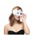PS057 - White Floral Party Mask